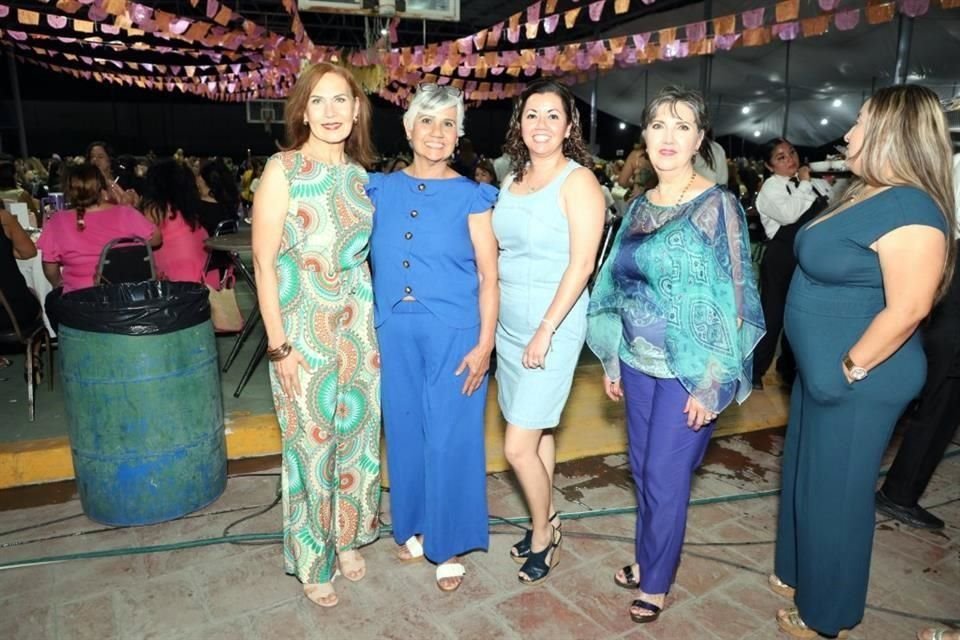 Adriana González, Lupita Villasana, Elisa Villarreal y Rosy Lozano