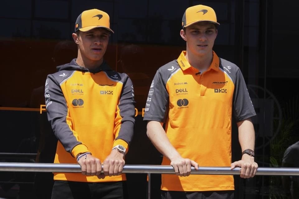 Lando Norris quedó segundo en la P1.