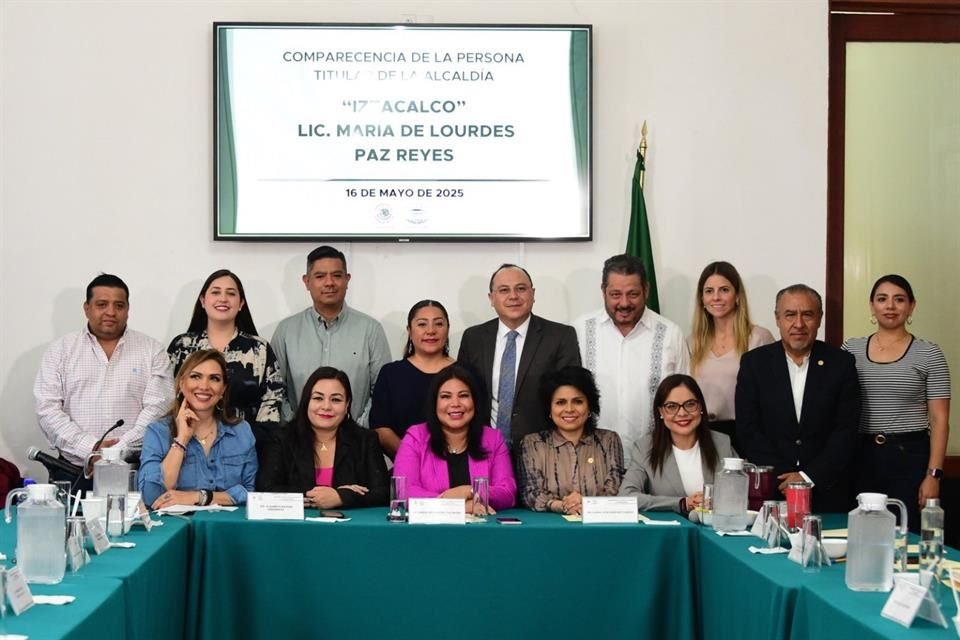 La Alcaldesa de Iztacalco prefirió abundar en sus cifras que en la grilla.  