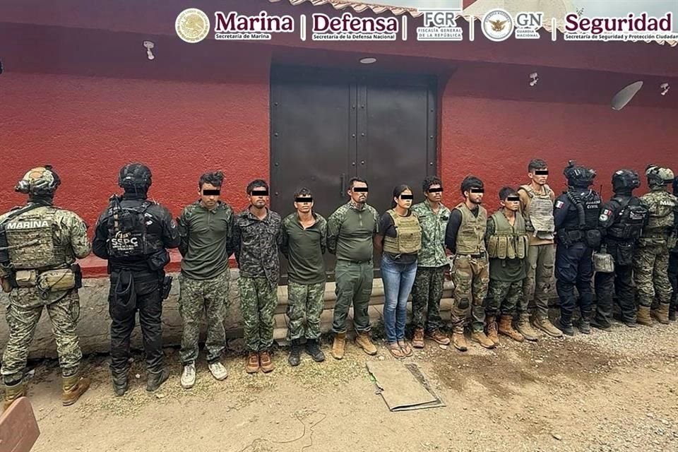 Según los reportes, los detenidos están vinculados a delitos como extorsión, homicidio y privación ilegal de la libertad.