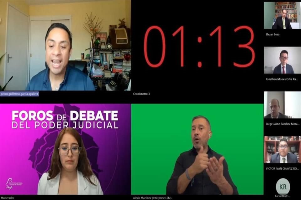 El video más visto hasta ayer, con 391 visualizaciones, era el del debate de las personas aspirantes al Juzgado en el Distrito Judicial Local 1 en Materia Civil.
