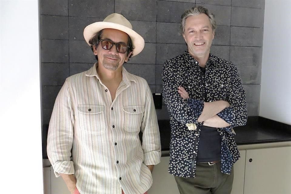 Jorge Villamizar (izq.) y Andre Lopes presentan en México su nueva gira.
