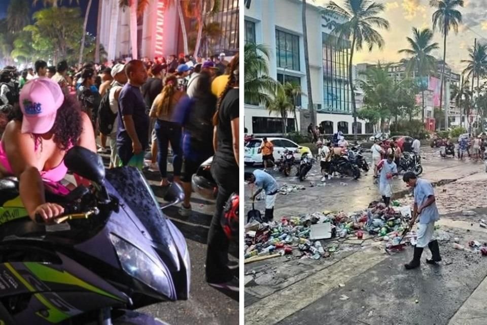 El 'Acamoto' se realizó en Acapulco durante este fin de semana, lo cual dejó derrama económica, pero también toneladas de basura y hechos de violencia.