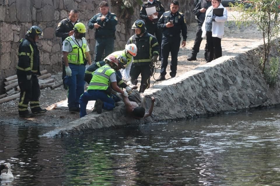 Primeras hipótesis refieren que el hombre vivía en situación de calle e intentó acercarse a los patos.