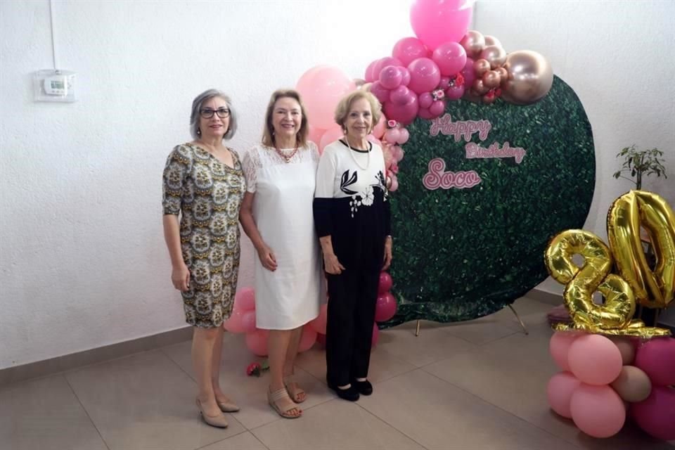 Imelda Tristán, Lourdes Sierra y Albesa Hinojosa