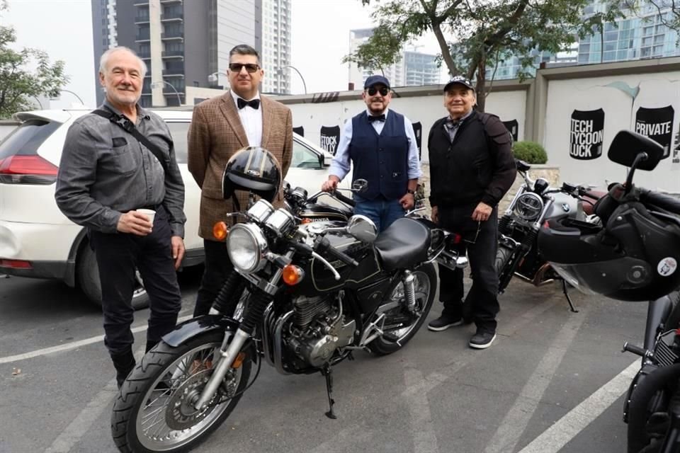 Jorge Fernández, Hugo Villarreal, Fernando Lozano y José Luis Dávila