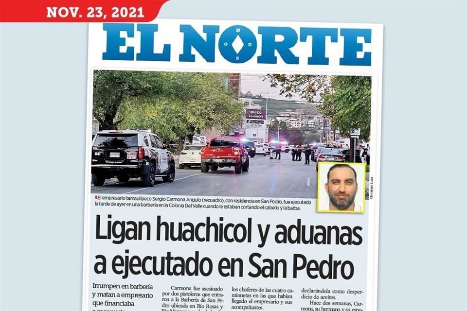 Sergio Carmona, ligado a actividades ilícitas, fue ejecutado en la Colonia Del Valle en el 2021.