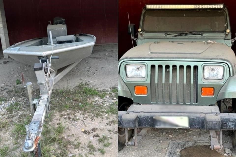 Durante el operativo se decomisaron 10 armas largas, 36 mil 295 cartuchos de diversos calibres, cargadores, 12 piezas para armas de fuego, tres vehículos y dos lanchas.