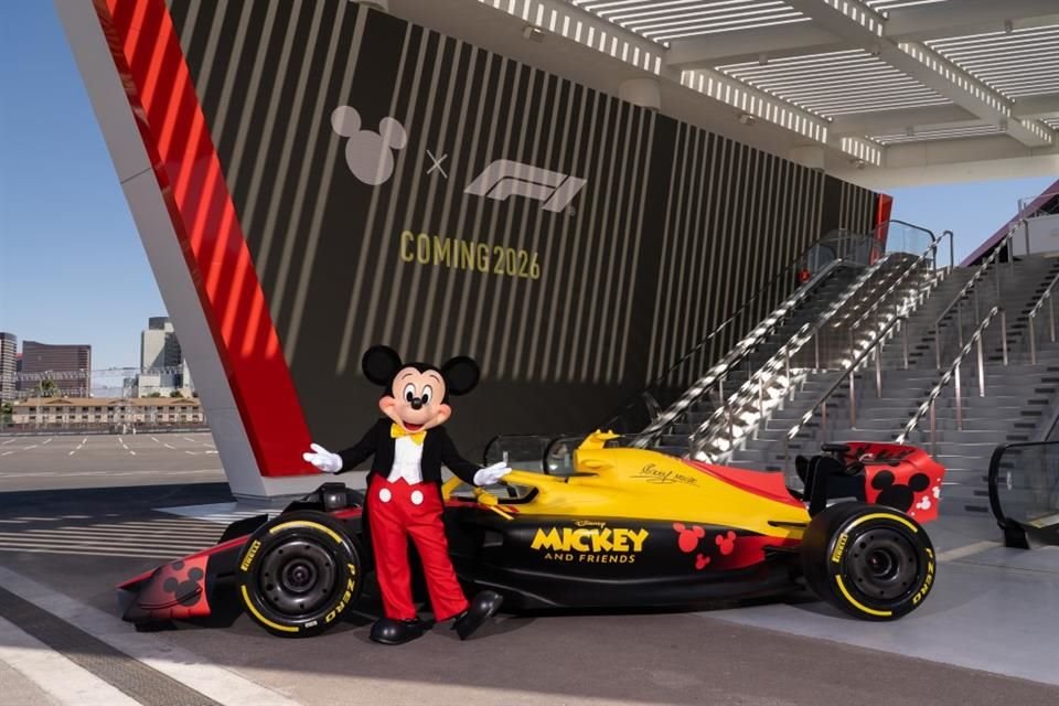 El mundo de las carreras de autos y de la fantasía se fusionan en la nueva colaboración de Disney con la Fórmula 1.