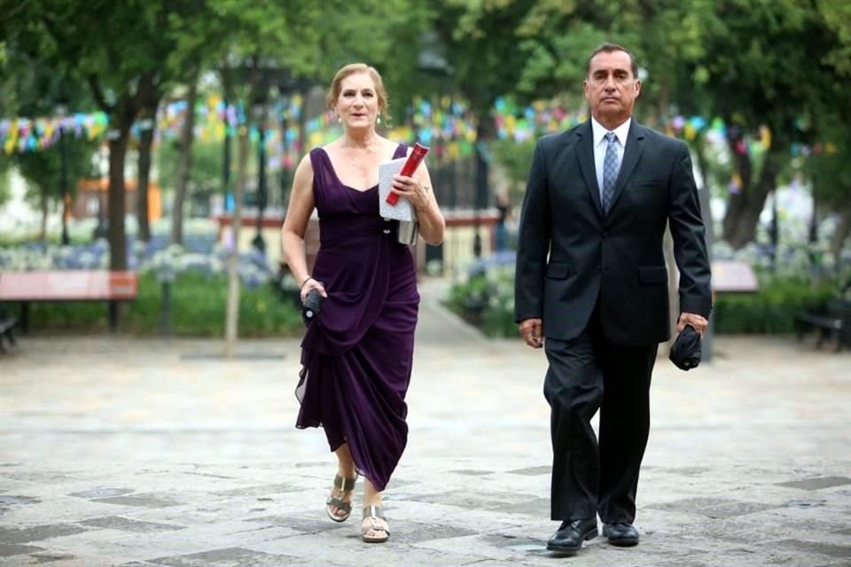 Paty de Madero y Andrés Madero