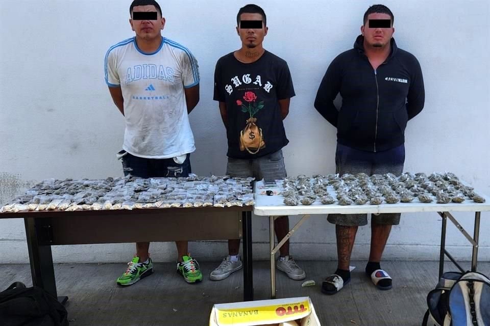 Juan Ramón, de 20 años, Jesús Manuel, de 21 y Santiago Daniel, de 21.