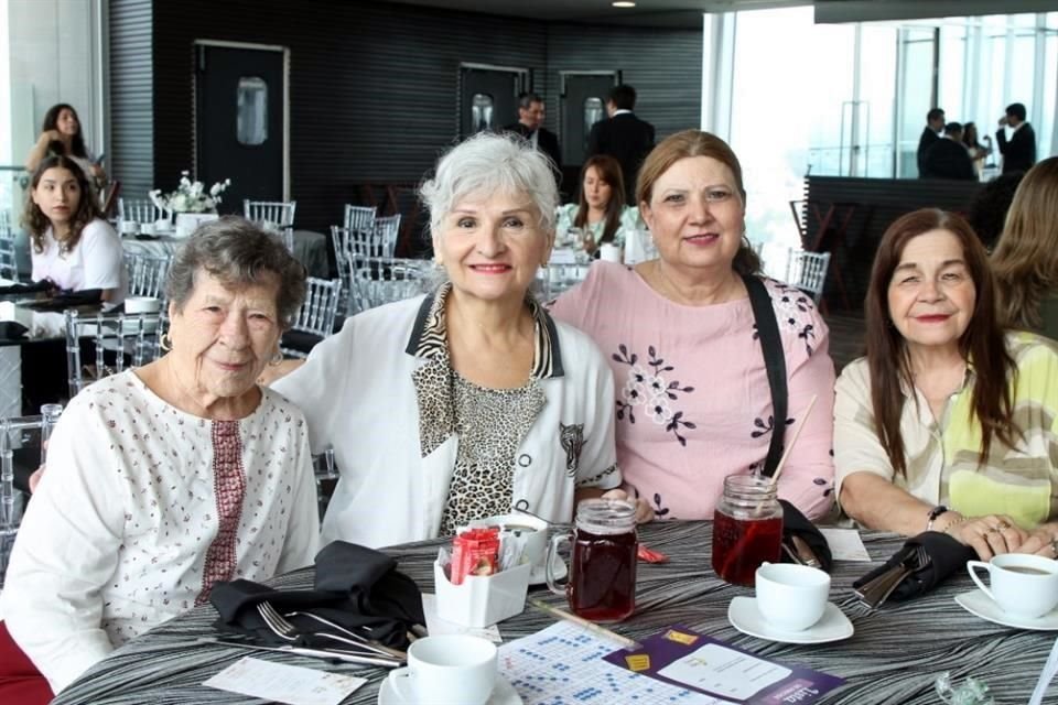 Cristina Garza, Victoria Ávila, Aleyda Castañeda y Minerva Cano