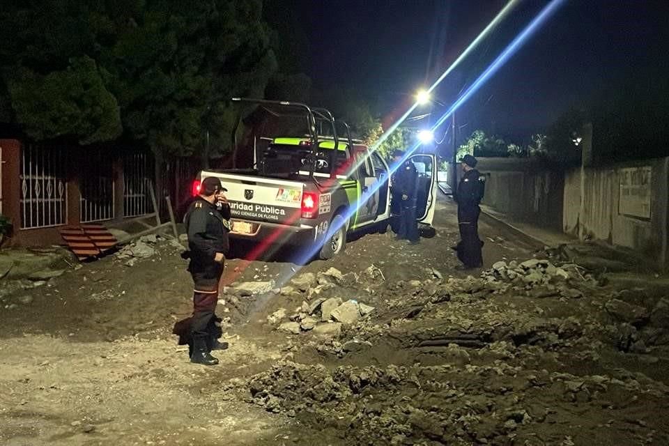 Los dos elementos de la patrulla 49 fueron emboscados por los delincuentes.