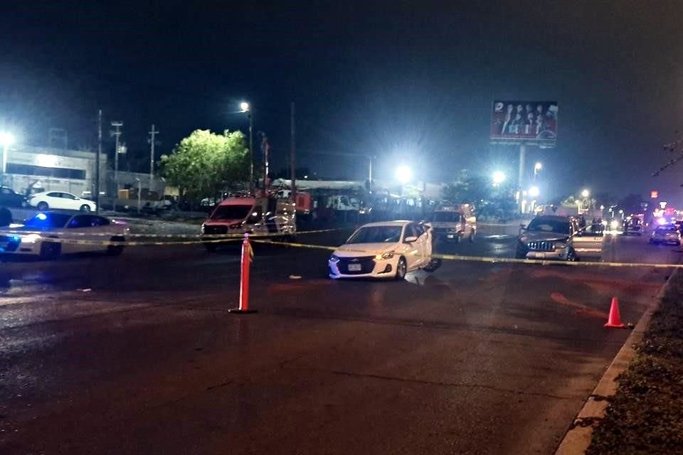 El accidente se registró sobre Avenida Industriales del Poniente (Carretera a Saltillo) y la calle Maravillas, a la altura de la Colonia Zimex.