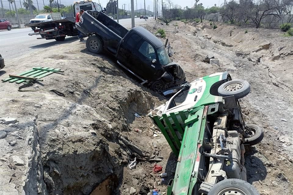 Los cuerpos de auxilio se movilizaron a la Avenida Heberto Castillo.