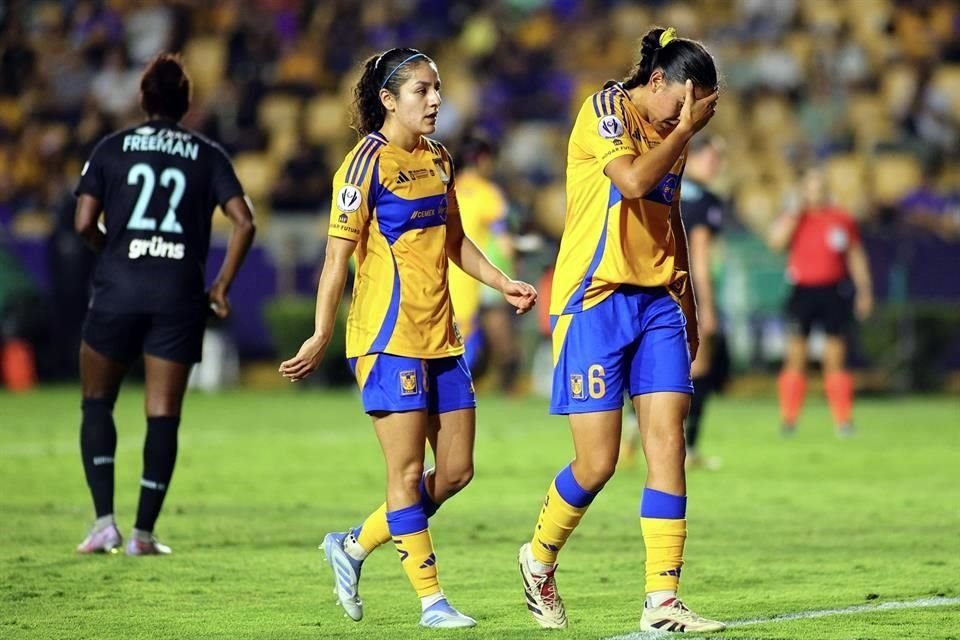 Tigres Femenil no pudo mostrar su poderío ante las estadounidenses.