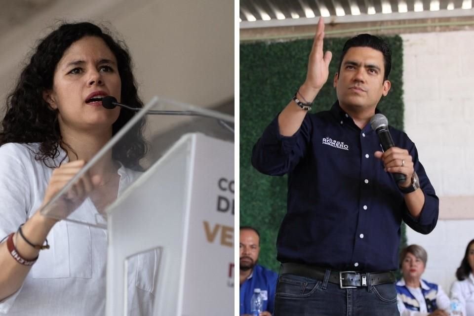 Luisa Alcalde, dirigente de Morena, y Jorge Romero, líder del PAN, pelearon por llamado de Mauricio Kuri a no votar por el partido guinda.