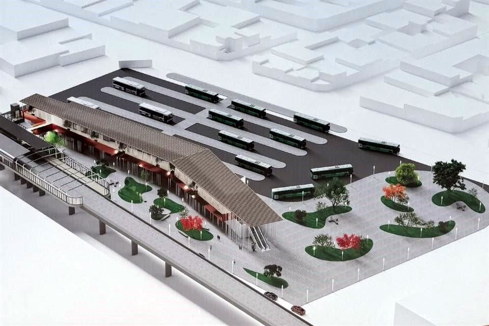  Abraham Vargas, director de Metrorrey, señaló que en el caso de la Estación Exposición se demolerán unas oficinas y se construirá un edificio con usos mixtos para acercar a los usuarios.