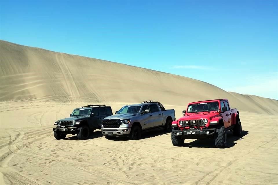 Para realizar este recorrido la mayor parte de los vehículos estaban accesorizados con productos originales Mopar