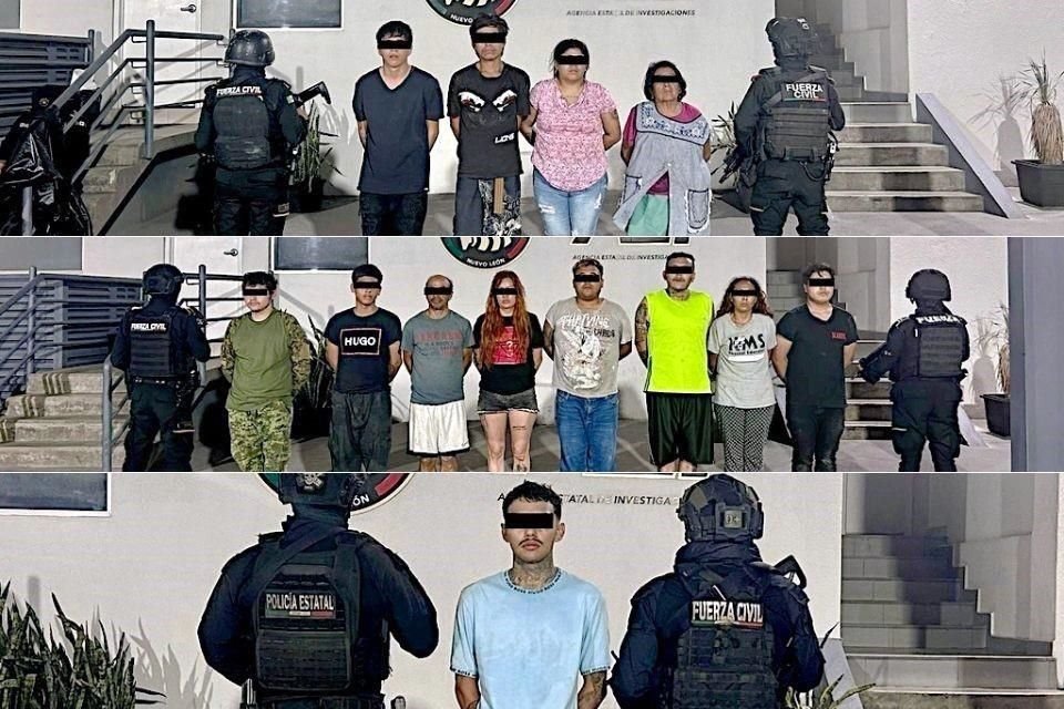 Los 13 detenidos fueron puestos a disposición del Ministerio Público quién deslindará responsabilidades.
