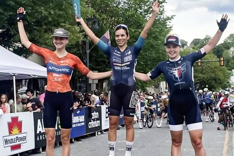 Sofía Arreola destaca en el ciclismo profesional de Estados Unidos.