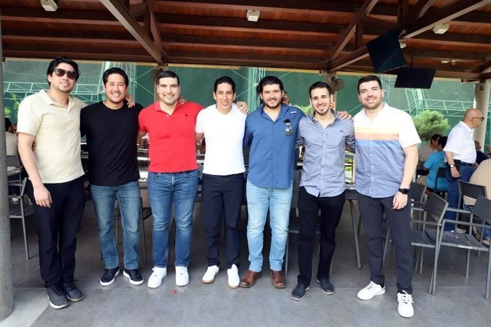 Aarón Morales, Alonso Verdeja, Edgar Santoy, Damián Verdeja, Marcelo García, Gerardo Lozano y Gustavo Rodríguez