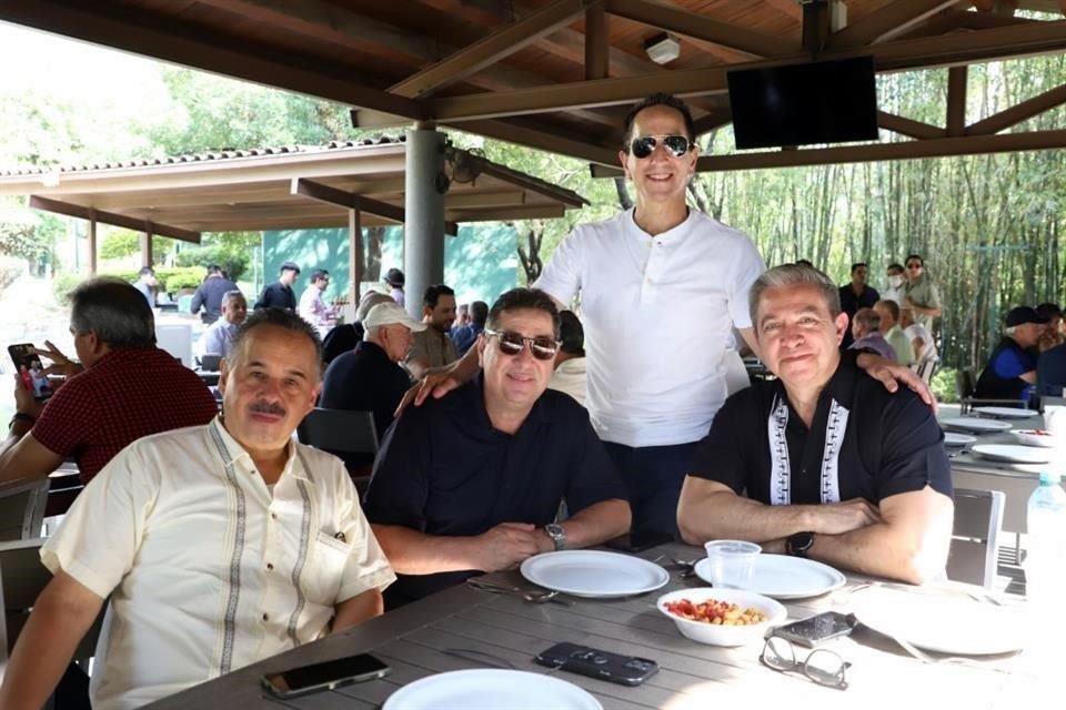 Arturo Lozano, Miguel Lozano, Raúl Verdeja y Mario Barraza