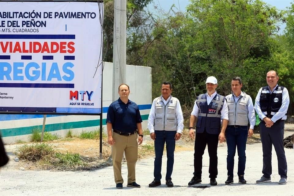 El Alcalde Adrián de la Garza dijo que con este programa mejorarán la movilidad en la zona.