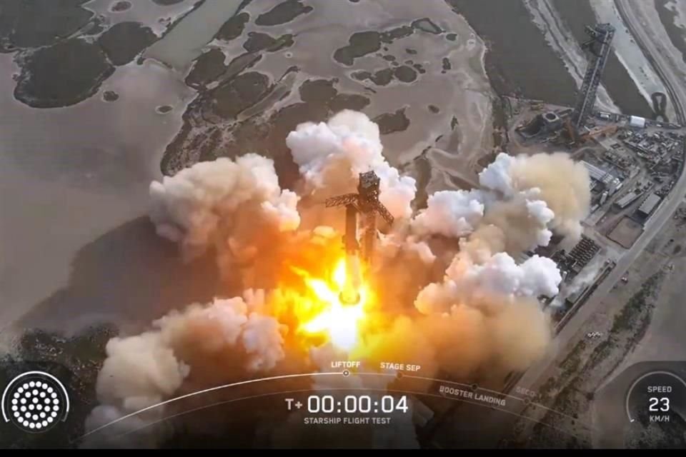 El lanzamiento se realizó desde la nueva ciudad Starbase, cercana a Brownsville, Texas.