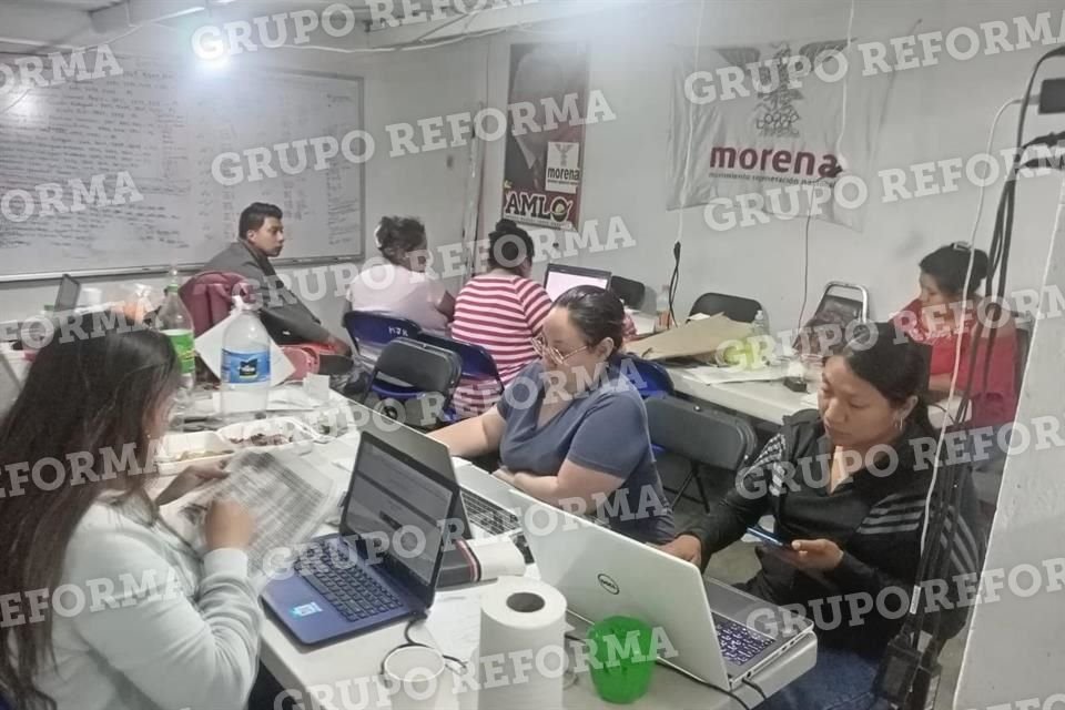 Se trata de un movimiento que es coordinado en distintas alcaldías de la Capital por diferentes líderes morenistas. 