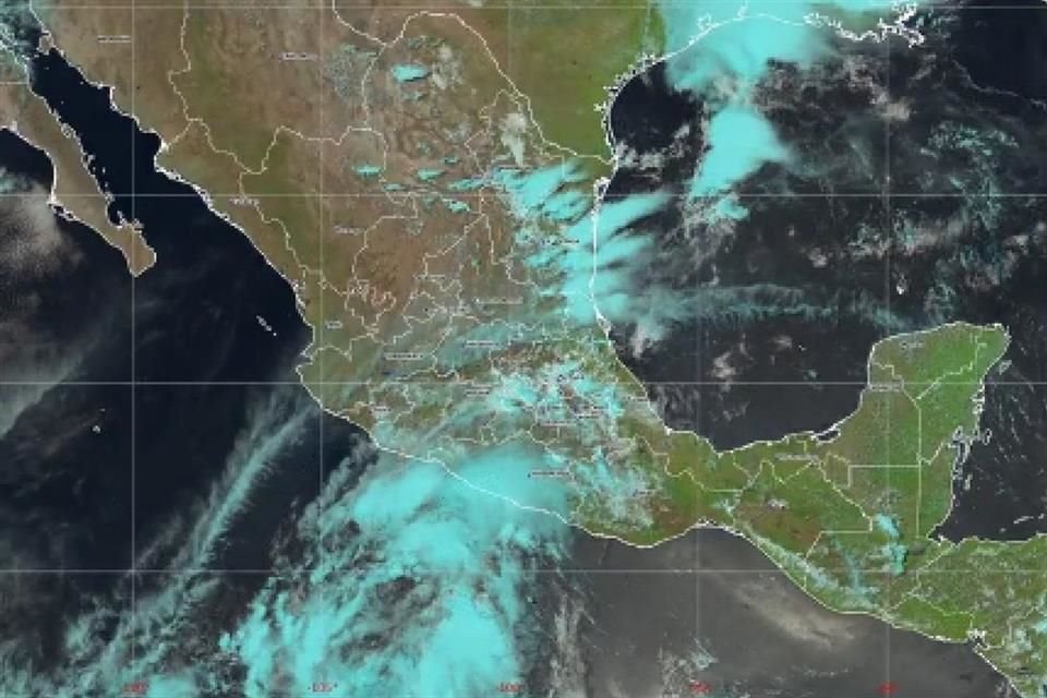 La depresión tropical se formó en el Océano Pacífico, frente a las costas de Guerrero, lo cual podría afectar con lluvias esa entidad y otras durante varios días.