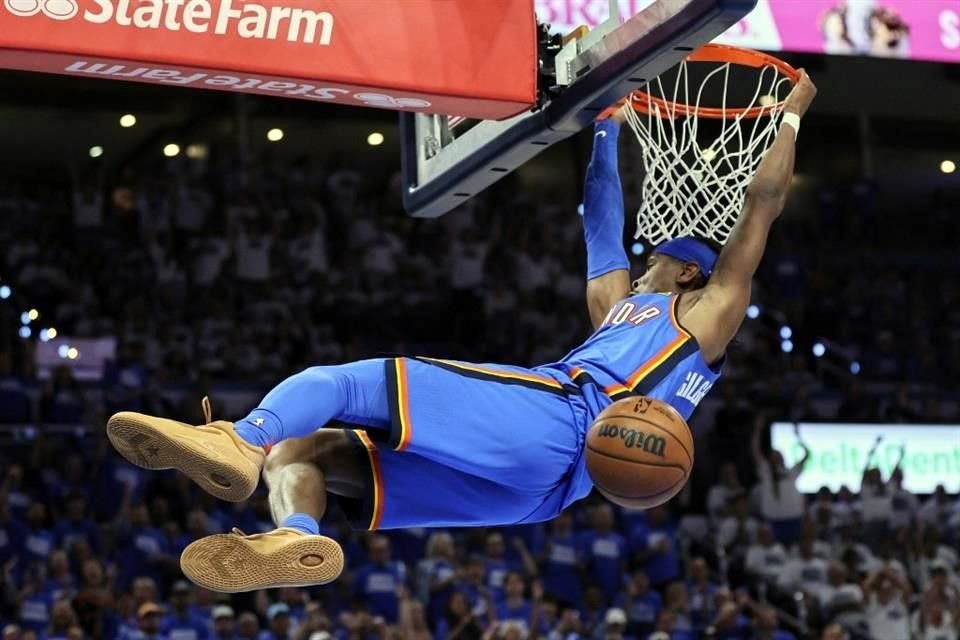 Shai fue el mejor anotador de Oklahoma City.