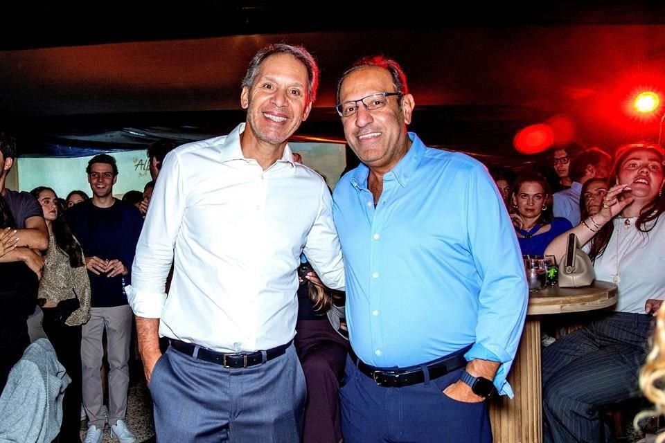 Daniel Hajj y Marco Antonio Slim