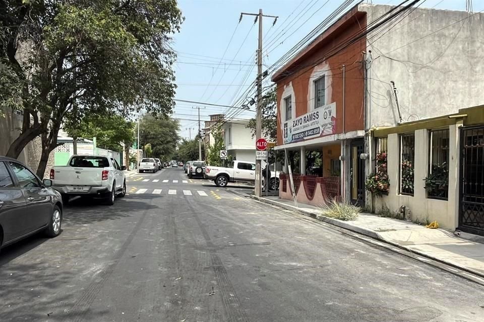 El Municipio de San Pedro concluye rehabilitación de la calle Galeana, en el Casco, tras quedar en mal estado por uso como vía alterna.