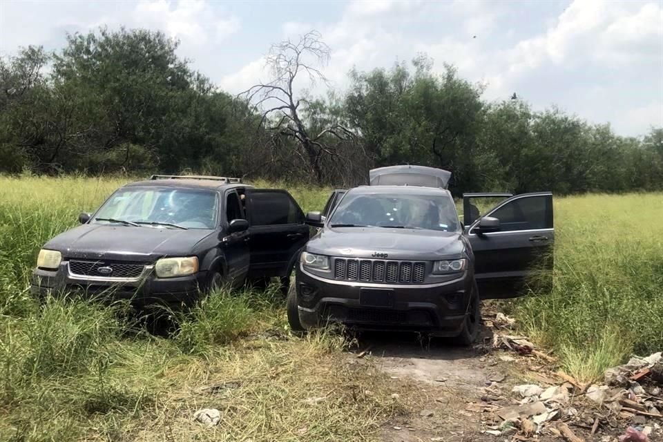 En el lugar aseguraron vehículos.