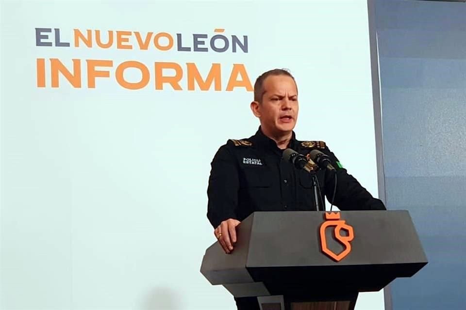 El Secretario de Seguridad estatal, Gerardo Escamilla.