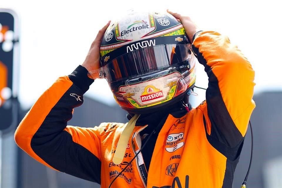 Pato O'Ward finalizó séptimo en la Práctica 1 del GP de Detroit.