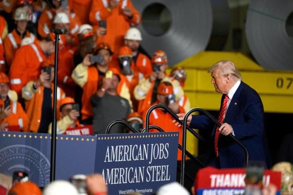 El Presidente Trump dijo que duplicará los aranceles al metal del 25 al 50%.