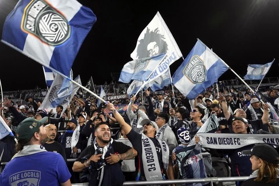 El equipo San Diego y sus fans viven su primer torneo en la MLS.