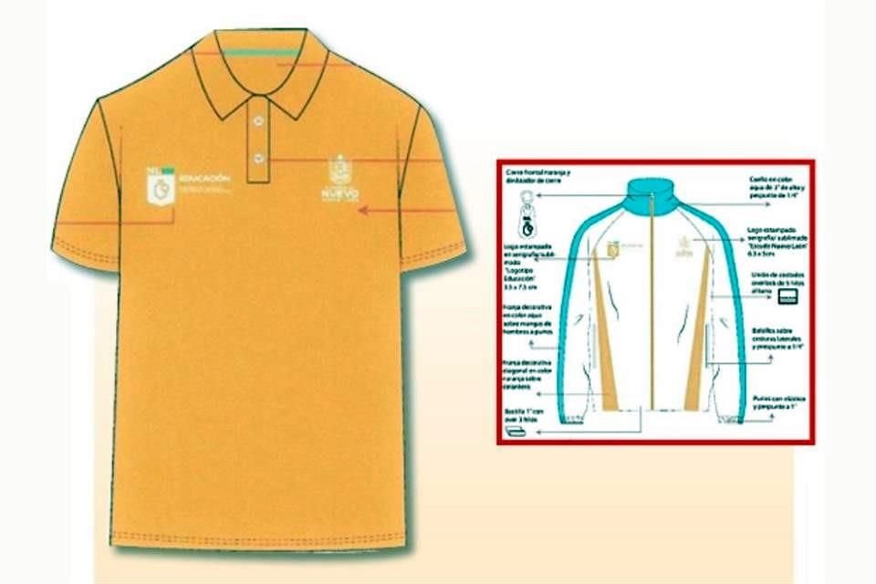 El Gobierno del Estado lanzó la licitación para adquirir las camisas naranjas y los pants con detalles en ese color.