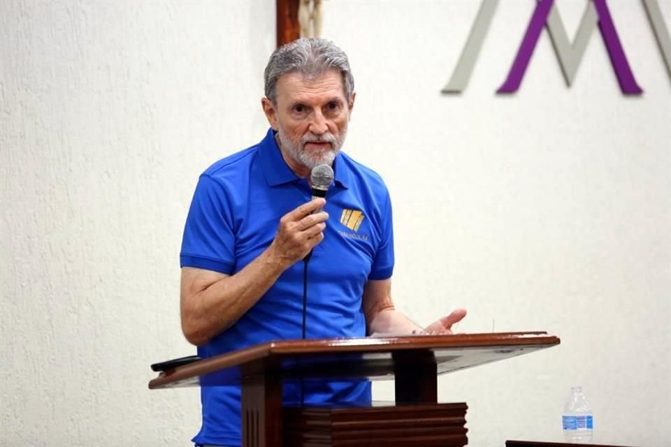El Padre Luis Eduardo Villarreal, encabezó el reporte de actividades que arrancó a las 9:00 horas.