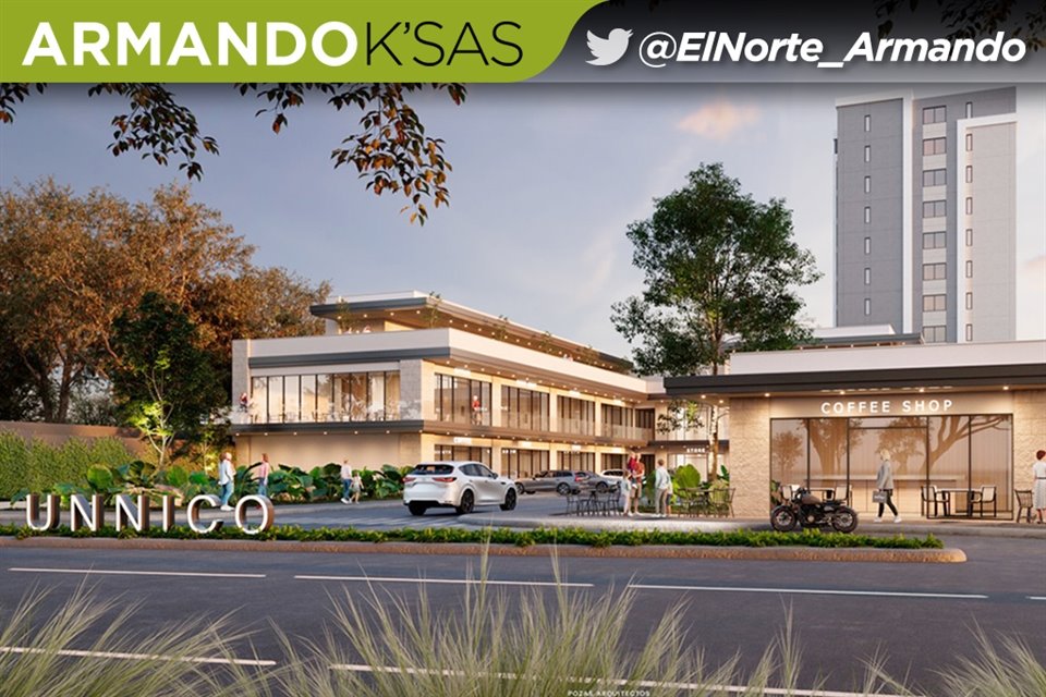 Unnico es un complejo de 3 torres con 300 departamentos y una plaza comercial.