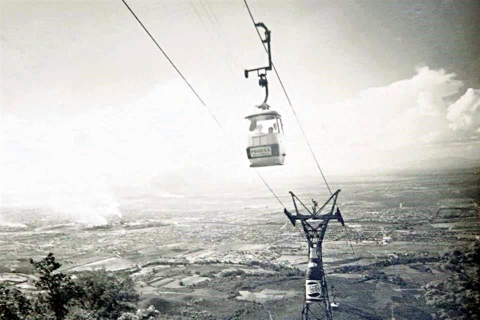 Así lucía el teléferico antes de su inauguración.