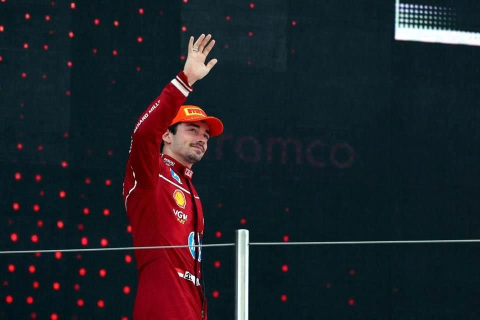Charles Leclerc visitó el podio por segunda ocasión en fila.