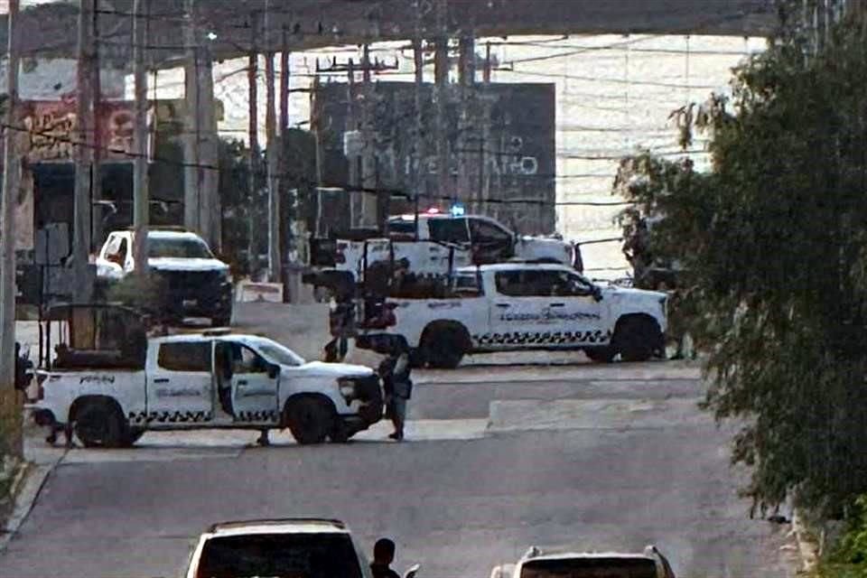 La movilización se registró en colonias residenciales del sector poniente de Reynosa.