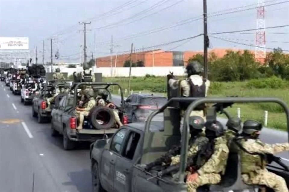 Durante el operativo fueron cerradas calles de alta circulación.