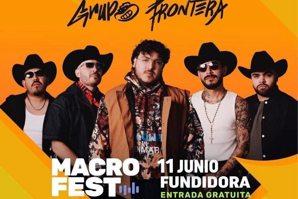 El Gobierno del Estado anunció la presentación del Grupo Frontera en Fundidora, a un año de que inicie el Mundial 2026.