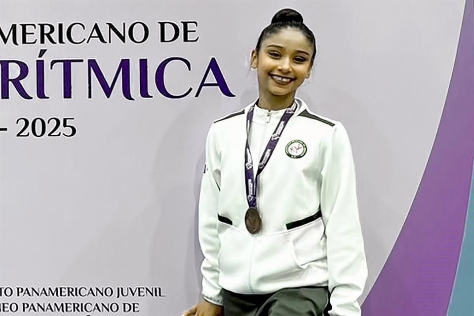 Fernanda Salas, de 15 años, se colgó el bronce en Asunción con el conjunto que vio acción en Paris 2024.