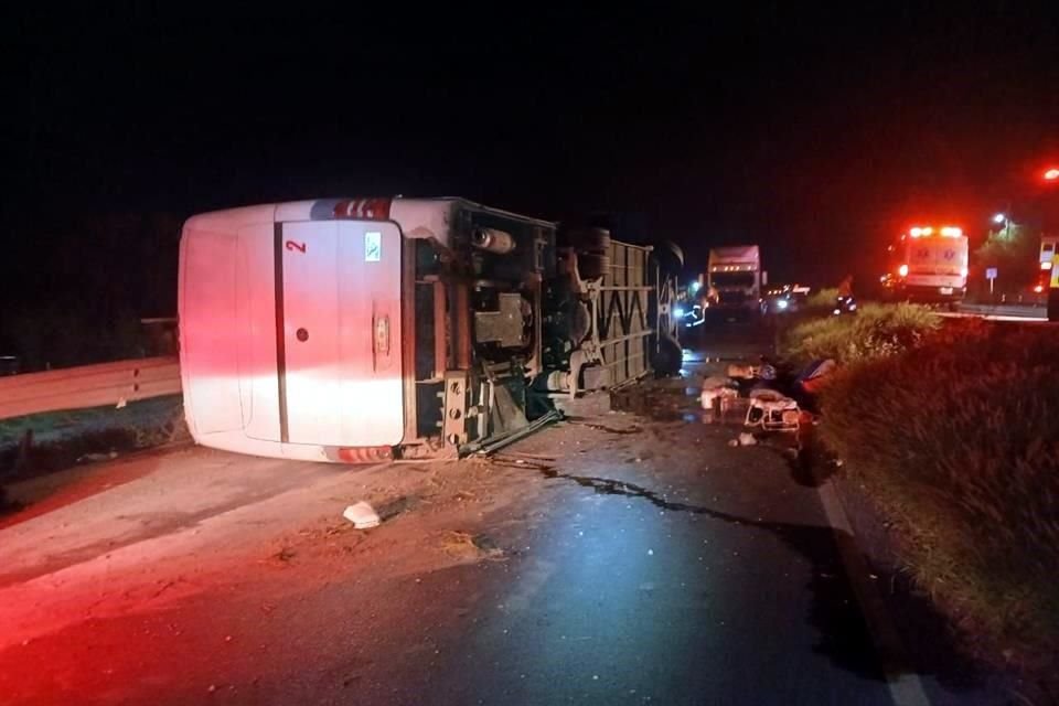 El autobús salió del municipio de Escobedo y tenía como destino la ciudad de Tampico, Tamaulipas.