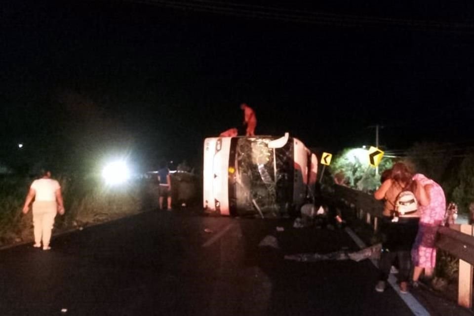 El accidente mortal ocurrió alrededor de las 3:40 horas de la madrugada.